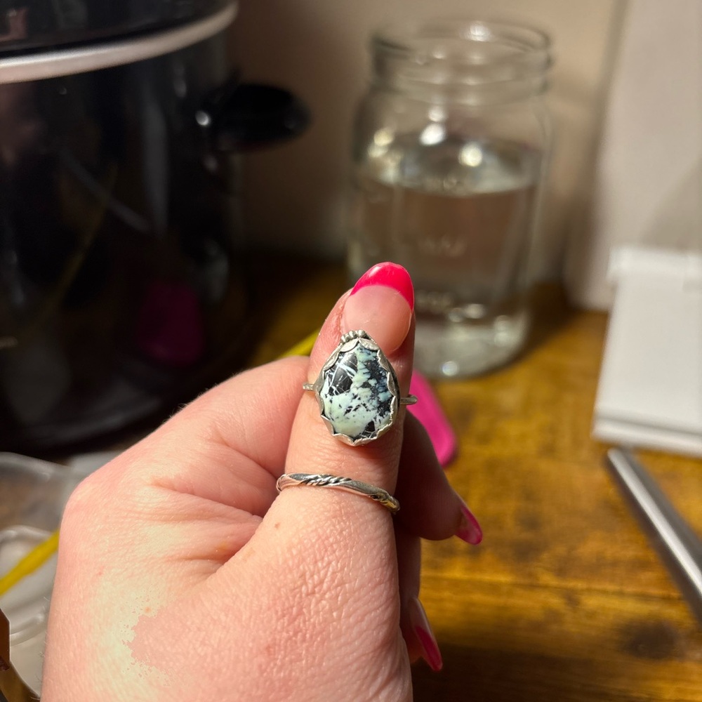 Dalmatian Turquoise Ring